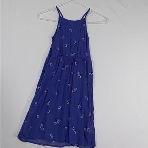 Girl’s Blue Floral Dress